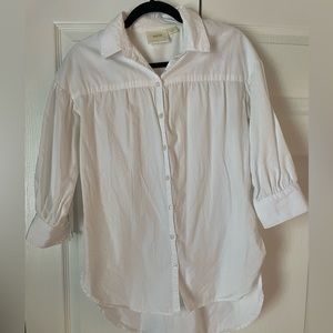 Maeve puff sleeve button down
